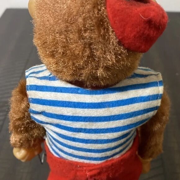 Tin Toy Vintage 1960s Japan TN Nomura Battery Operated Jump Rope Monkey Toy​ - Picture 5 of 8